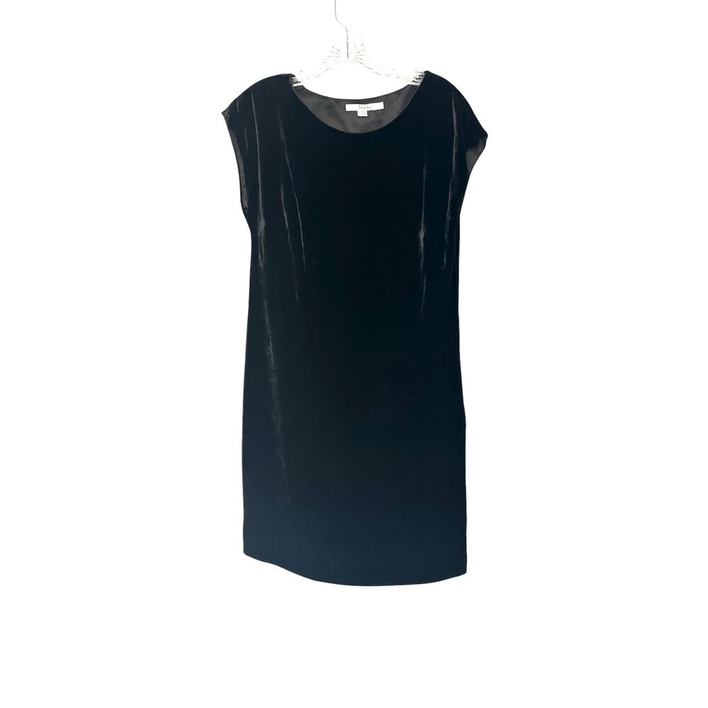 Boden Black Velvet Dressy Vamp‎ Dark Romantic Whimsigoth Sleeveless Dress Size 4